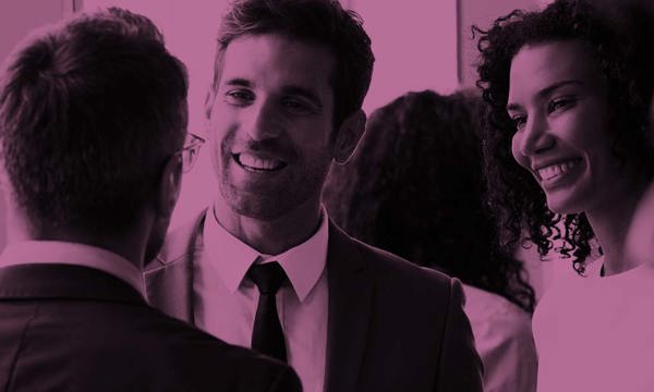 A group of people networking