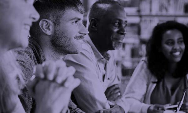 Group of people studying
