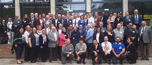 Some of the international representatives at Coventry meeting in September 2018 (ISO photo)