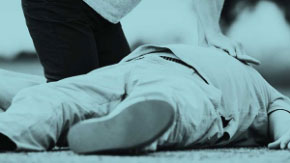 Man being given CPR