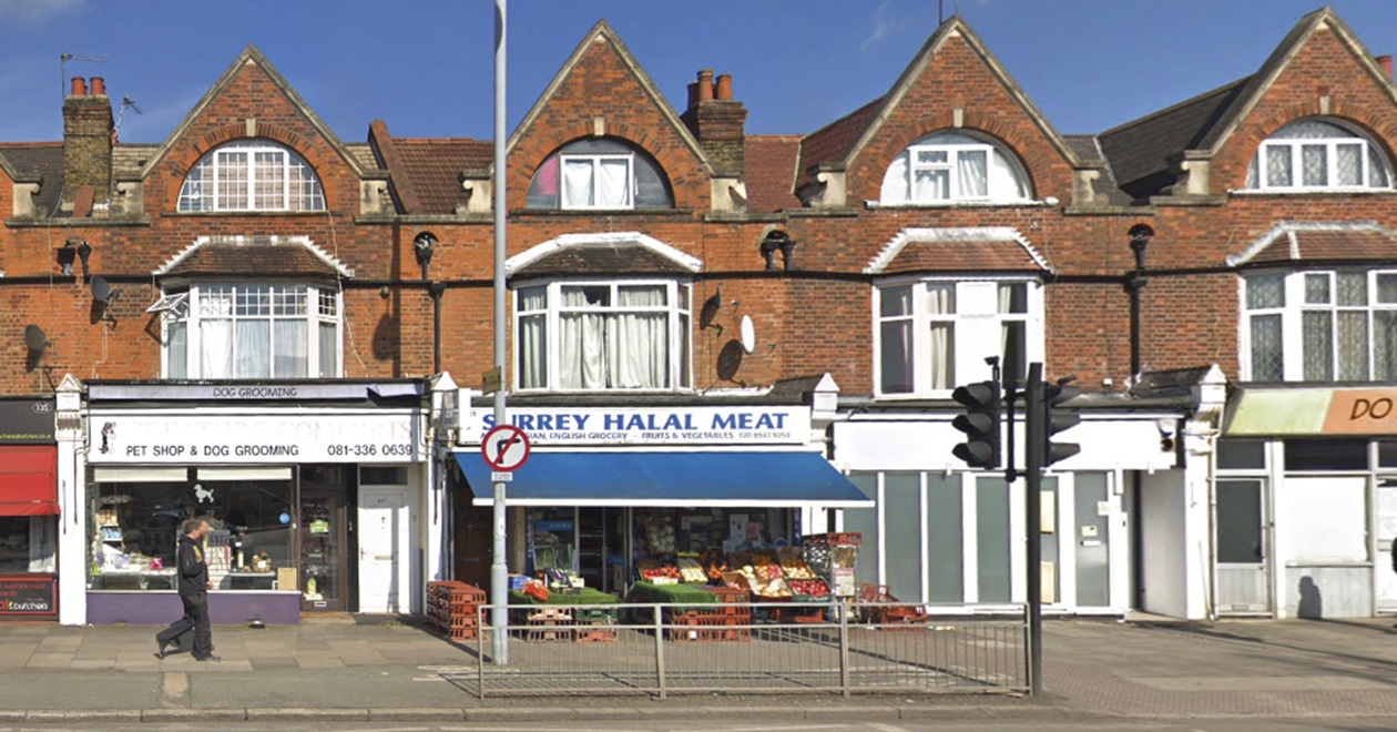 Row of shops