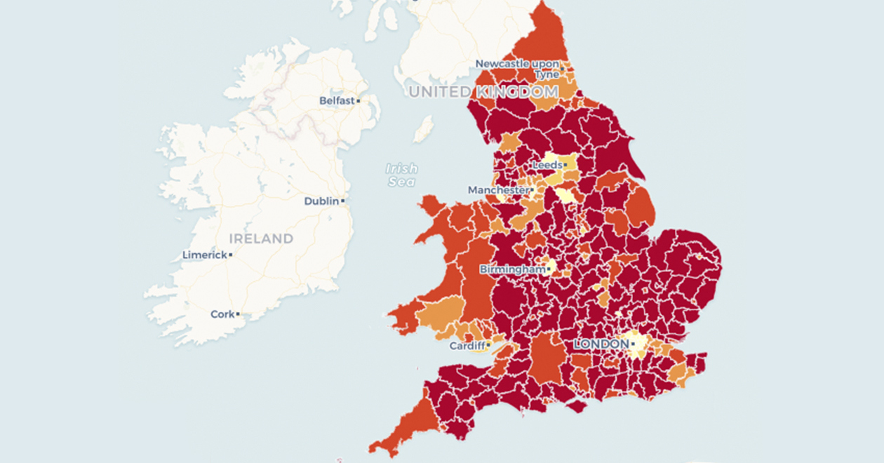 Map of the UK