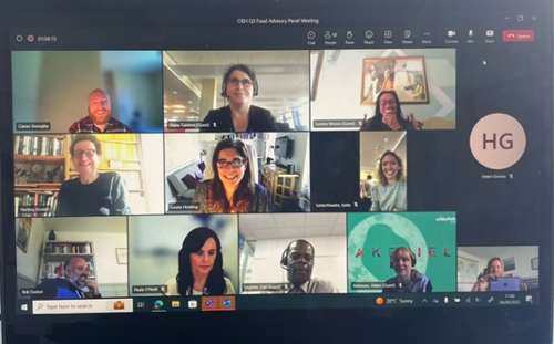 Food Advisory Panel zoom meeting