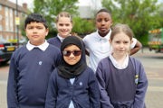 Children at Londship Lane Primary School, featured in a Dispatches programme. Credit: Channel 4