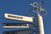 Birmingham road sign