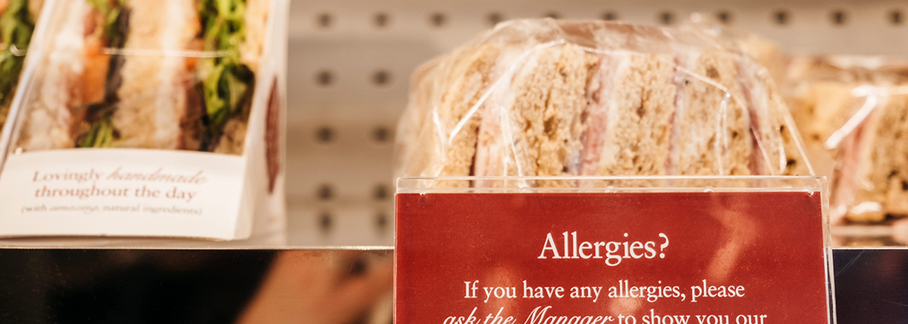 FSA changes tack on allergen labelling deadline