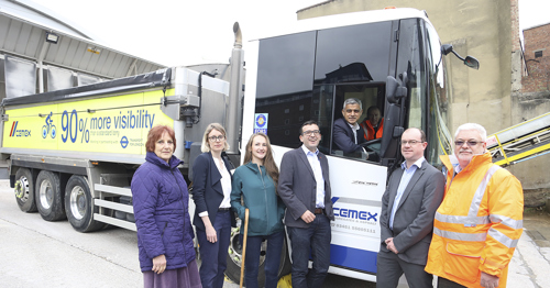 The launch of the Mayor of London's lorry safety scheme
