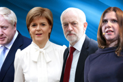 Boris Johnson, Nicola Sturgeon, Jeremy Corbyn and Jo Swinson