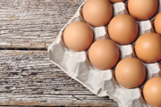 Eggs in a tray