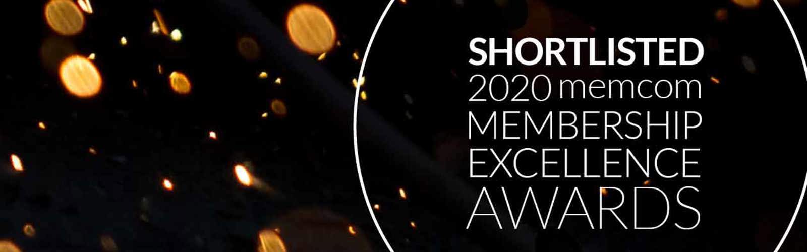 Shortlisted 2020 memcom membership excellence awards
