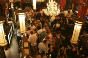 A crowded bar