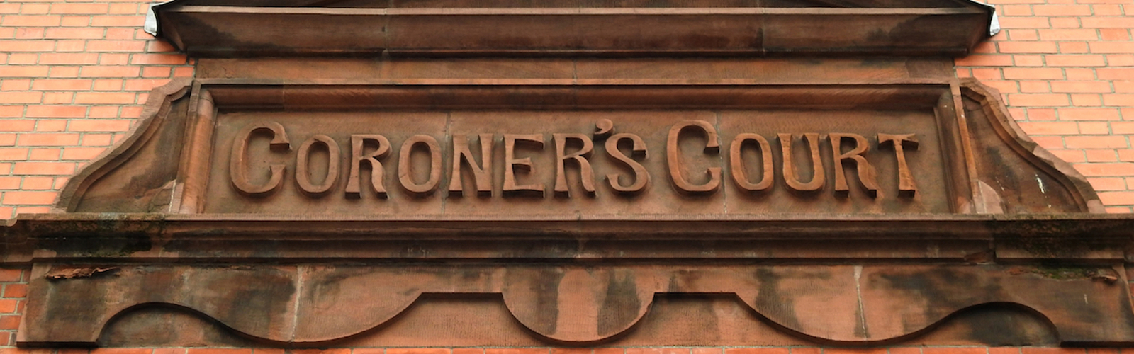 Coroner's court signage