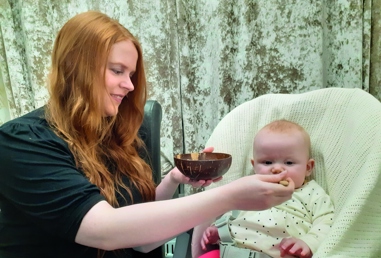 EHP Rebecca Hall and daughter Lara