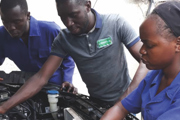 A training session with Wanyama Autosafety Initiatives