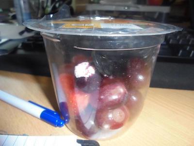 Grapes found at a Tesco store by EH officers