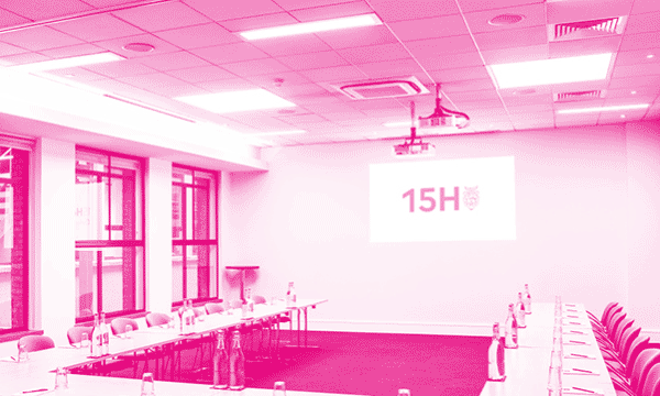 Meeting room with variable lighting