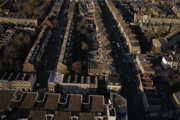 An aerieal view of housing