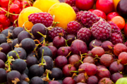 Assortment of British fruit
