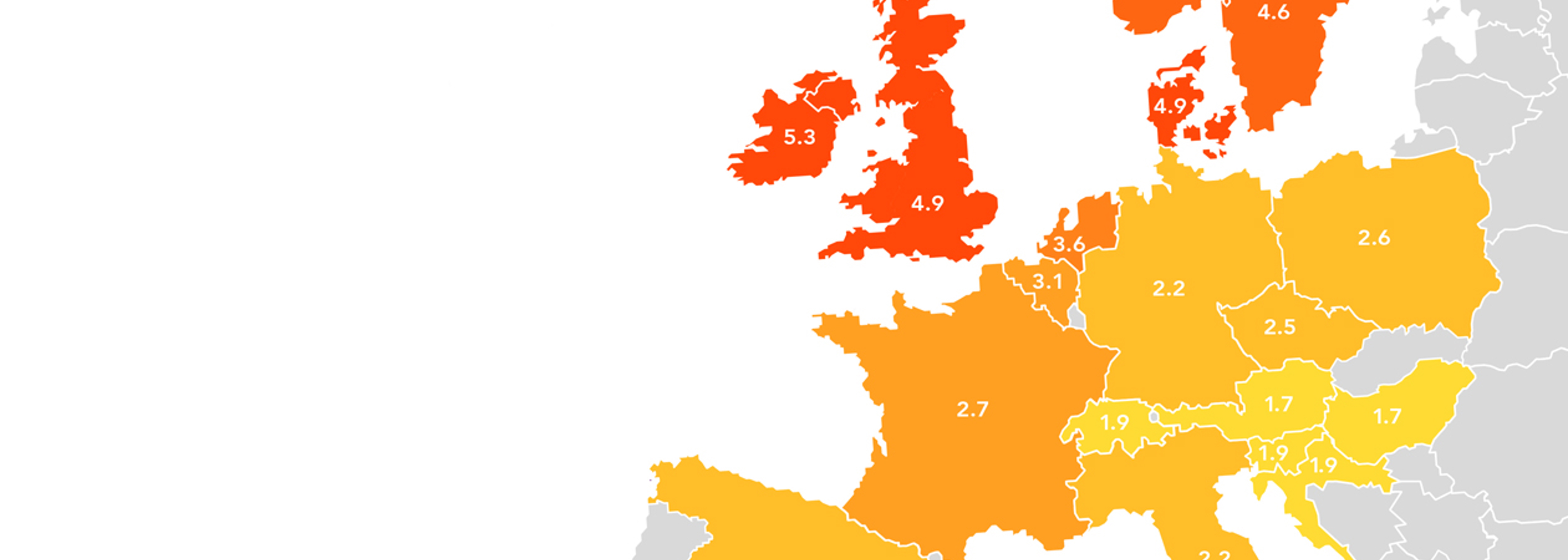 UK homes heat up more quickly than those in western Europe