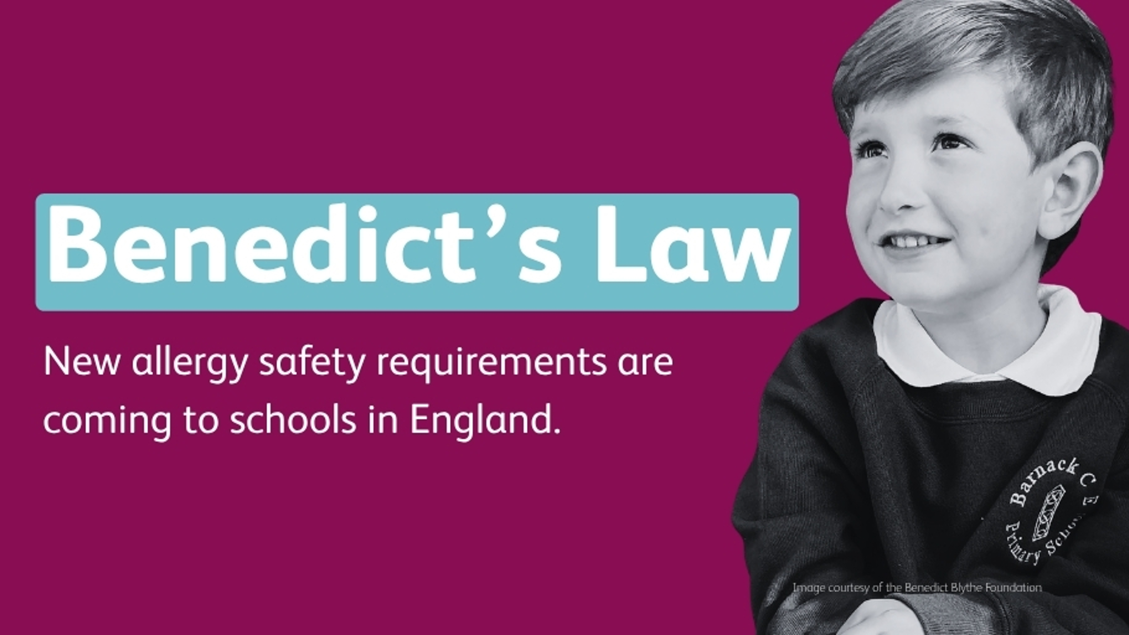 Benedict's law: a landmark moment for children's safety in schools