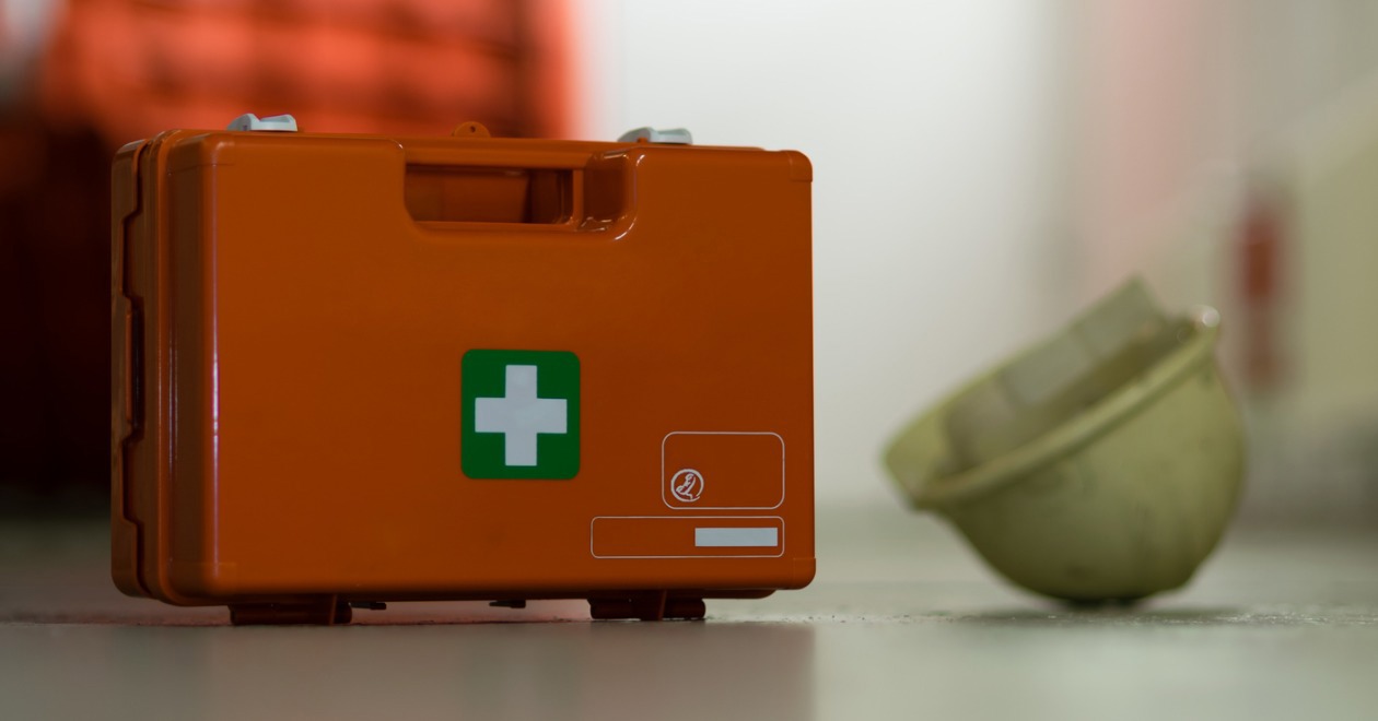 A first aid box