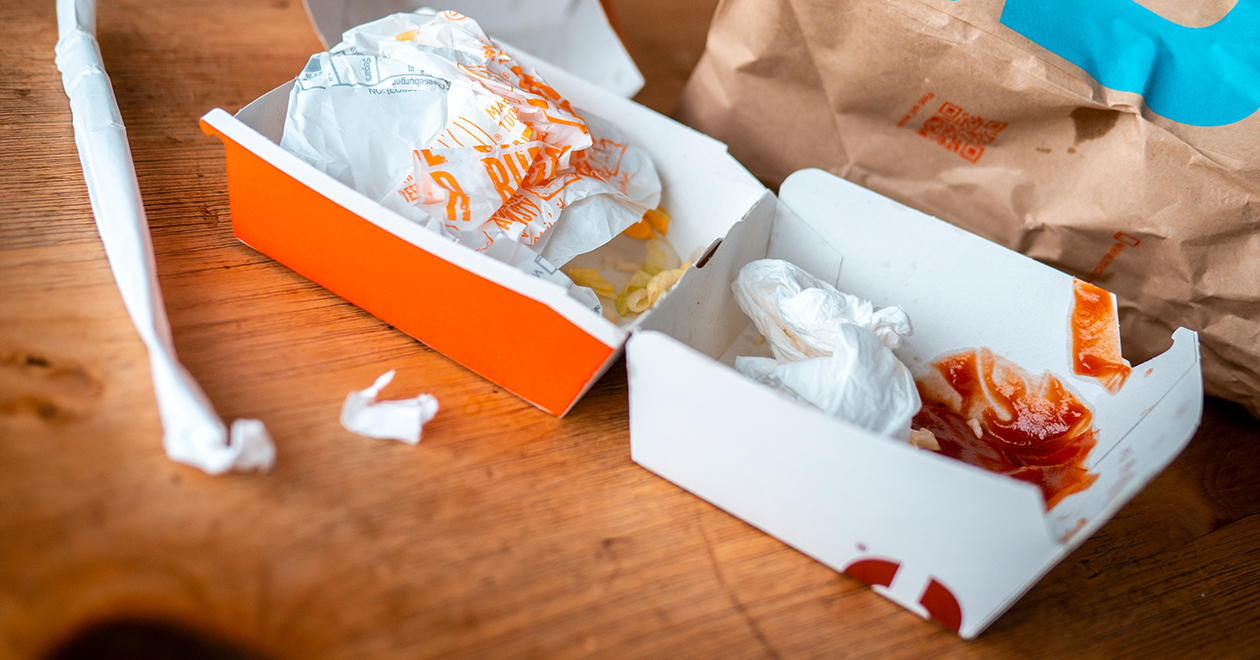 Fastfood wrappers may contain toxic chemicals