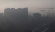 City covered by smog