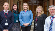 CIEH Head of Marketing and Communications, Leonora Clement, (centre) with the Winchester City Council Environmental Health Team