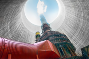 Inside nuclear power-plant