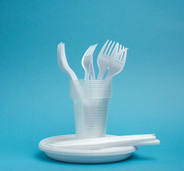 Single Use Plastic Cups Plates and Cutlery