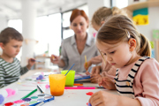 Child playing in nursery