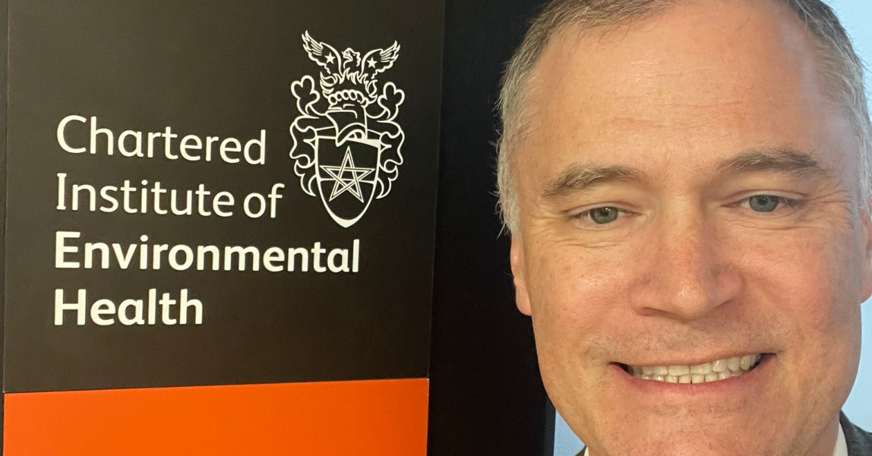Professor Daniel B. Oerther at the Chartered Institute of Environmental Health