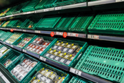Empty shelves