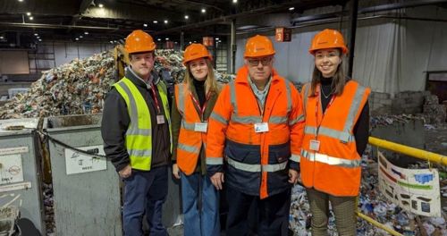 Our tour of the Lea Riverside recycling facility led by Pulse Environmental and Bywaters