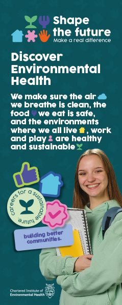 Discover Environmental Health roller banner (English)