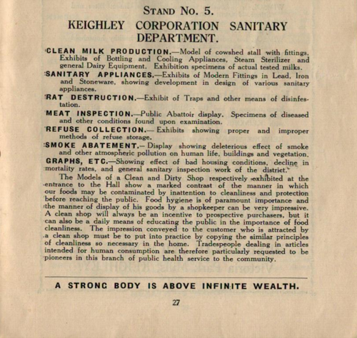 Keighley Corporation Sanitary Department