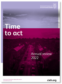 CIEH Annual review 2022 cover